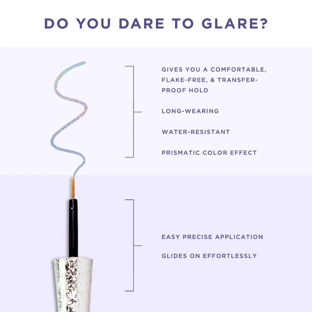 Pretty Vulgar Vixen Glimmer Holographic Liquid Eyeliner