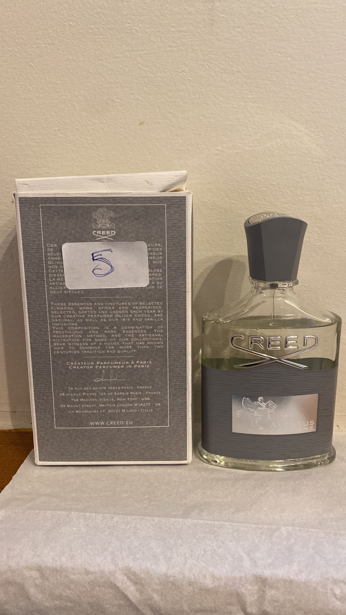 Creed Aventus Cologne Eau de Parfum Spray - 100ml [Customer Return 5 - 95% Full]