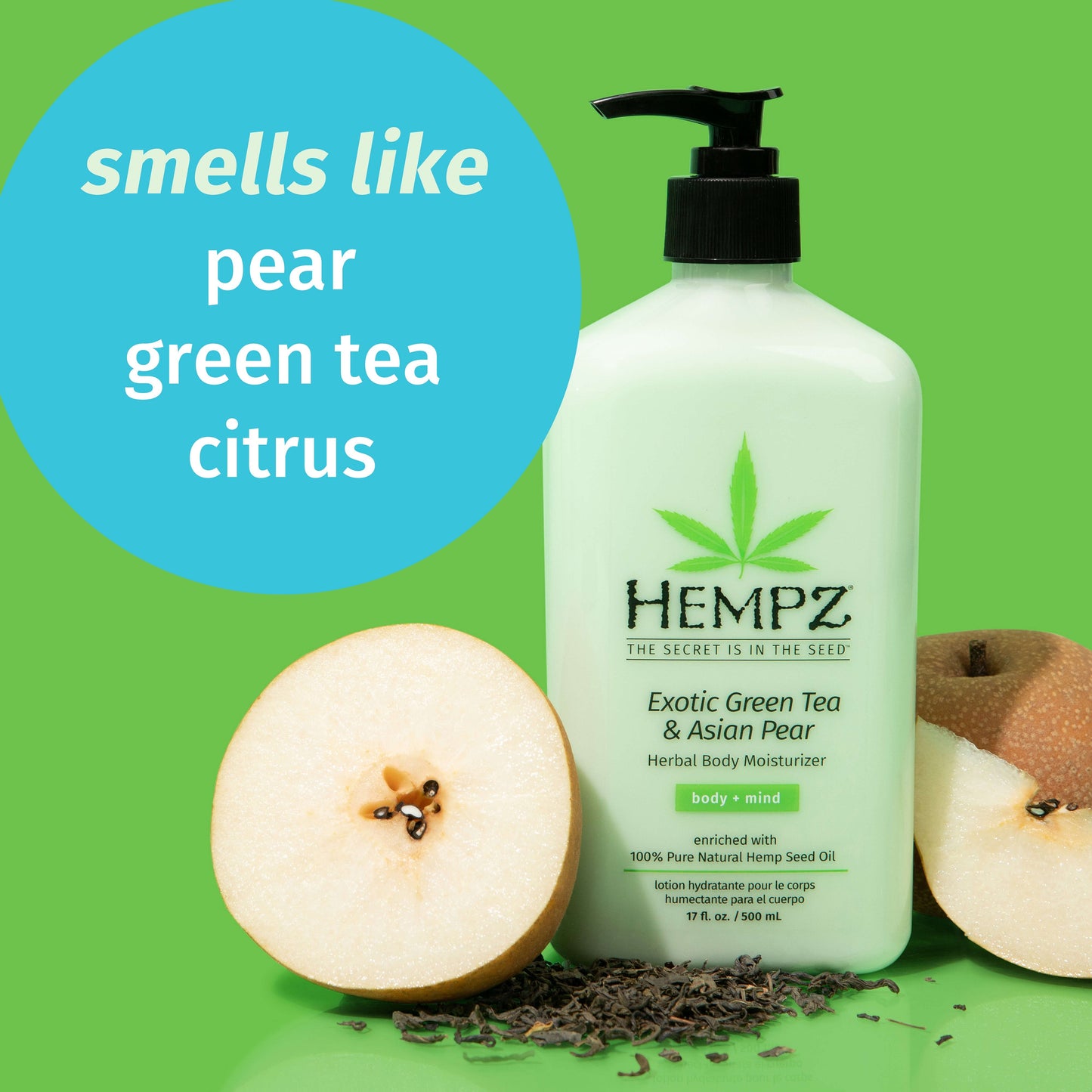 Hempz Exotic Green Tea & Asian Pear Herbal Body Moisturizer