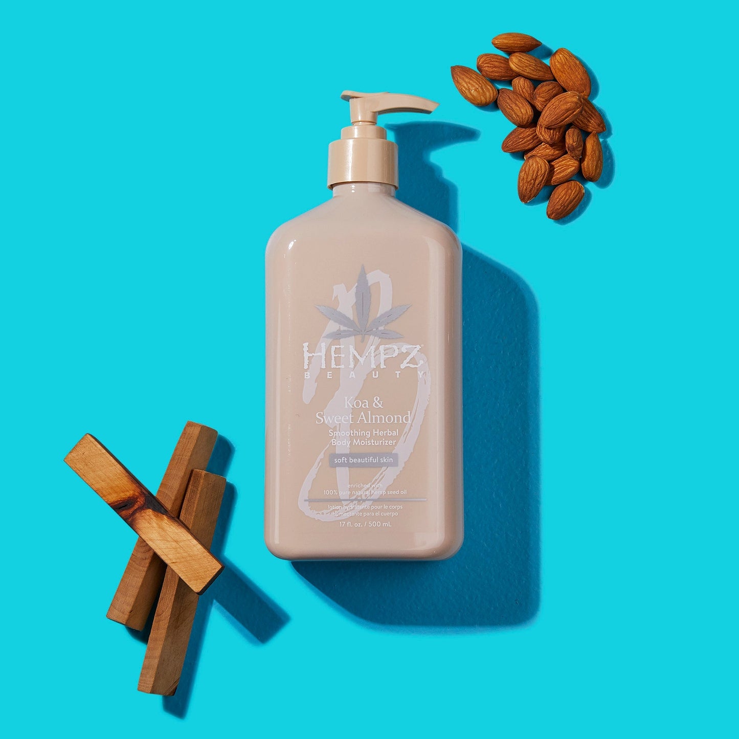 Hempz Koa & Sweet Almond Smoothing Herbal Body Moisturizer