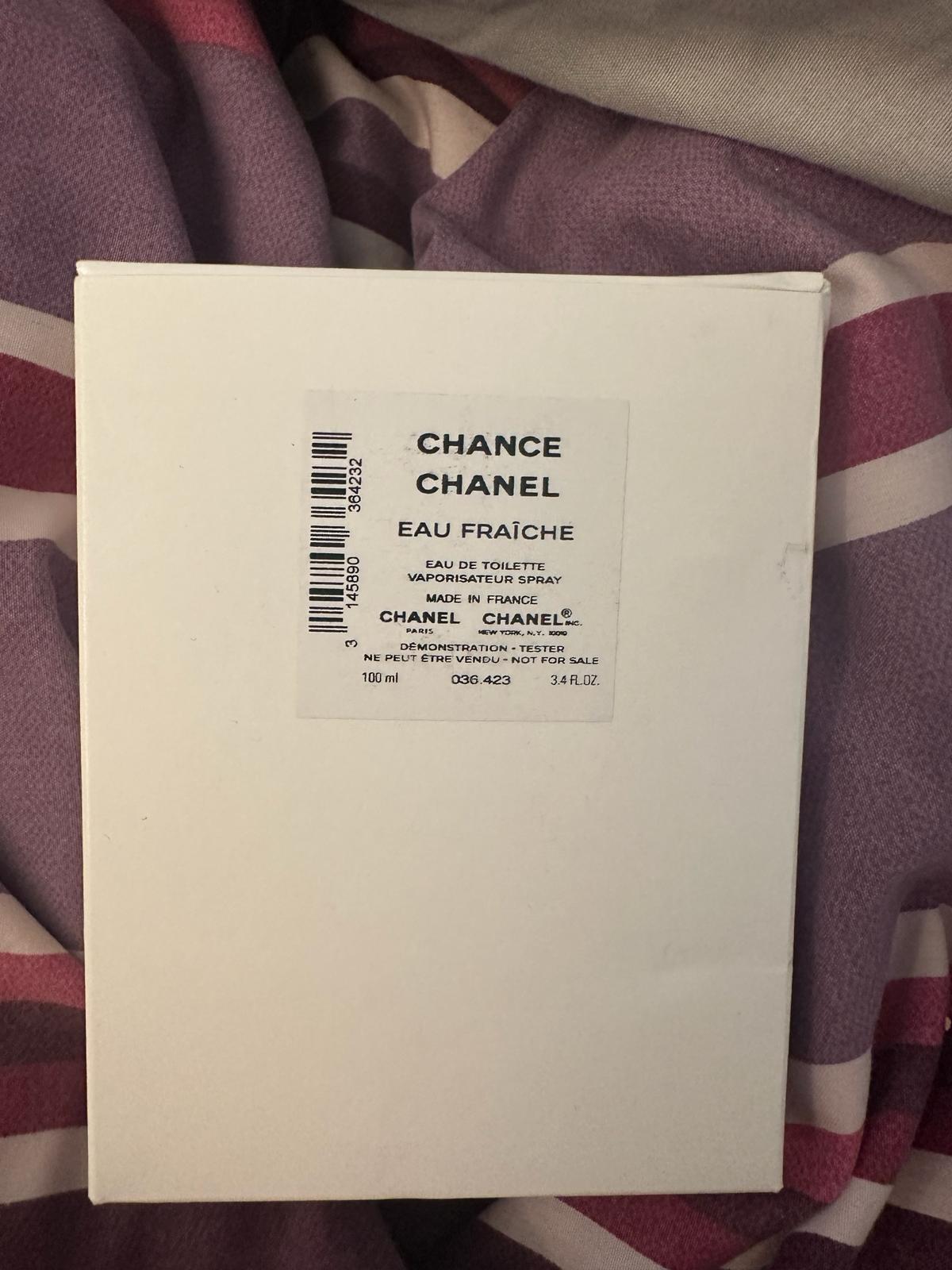 Chanel Chance Eau FRAÎCHE Eau De Toilette Spray - 100ml (Tester)